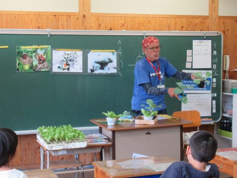 富士町の野菜つくりについて学んだよ