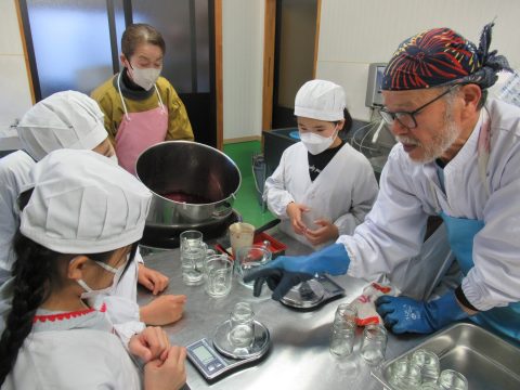 ブルーベリージャムを作ったよ